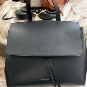 MANSUR GAVRIEL LADY BAG BLACK/FLAMMA
